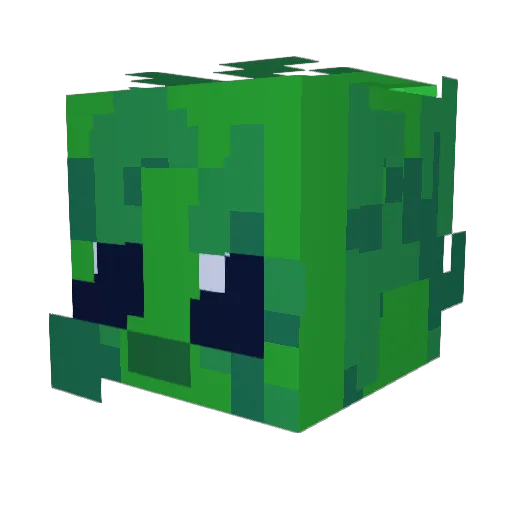_4iry Minecraft avatar head, 3D render
