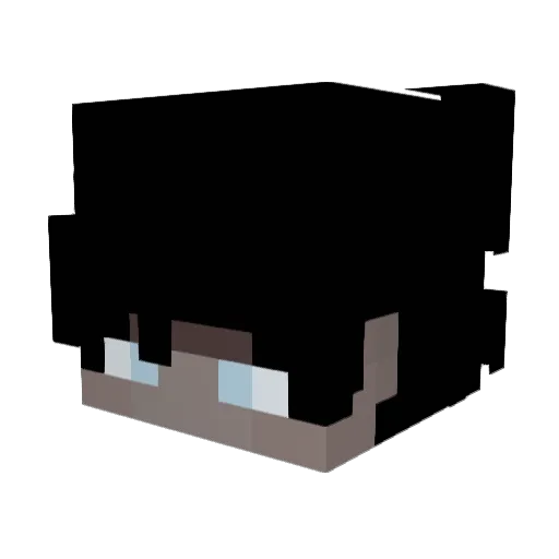 _4ldys Minecraft avatar head, 3D render