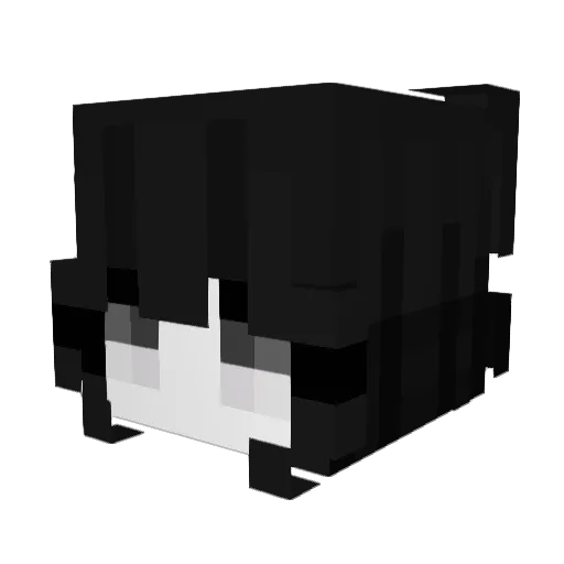 _4ugvst_ Minecraft avatar head, 3D render