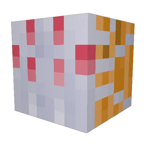 _50lz Minecraft avatar head, 3D render