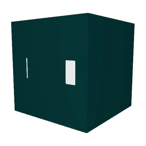 _5y9 Minecraft avatar head, 3D render