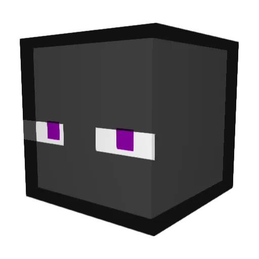 _8nd Minecraft avatar head, 3D render