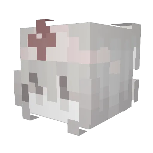 _92i Minecraft avatar head, 3D render
