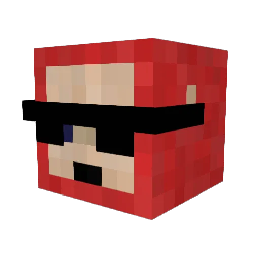 _997psiarnia_ Minecraft avatar head, 3D render