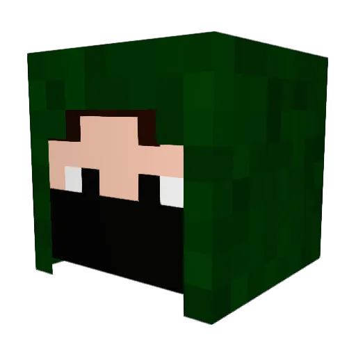 _ABERRATIO_ICTUS Minecraft avatar head, 3D render