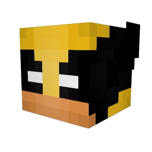 _AGBO_ Minecraft avatar head, 3D render