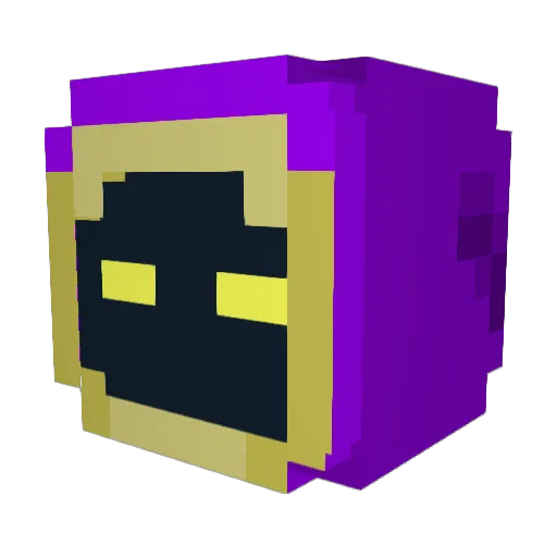_AIexandra_ Minecraft avatar head, 3D render
