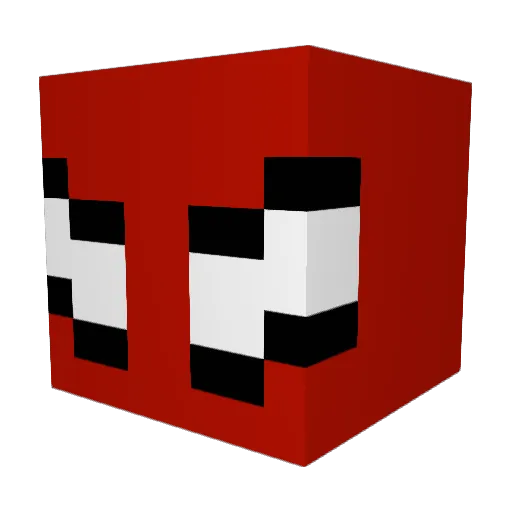 _ANDY_17 Minecraft avatar head, 3D render