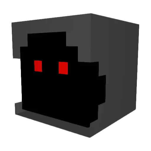 _ASTR0N_ Minecraft avatar head, 3D render