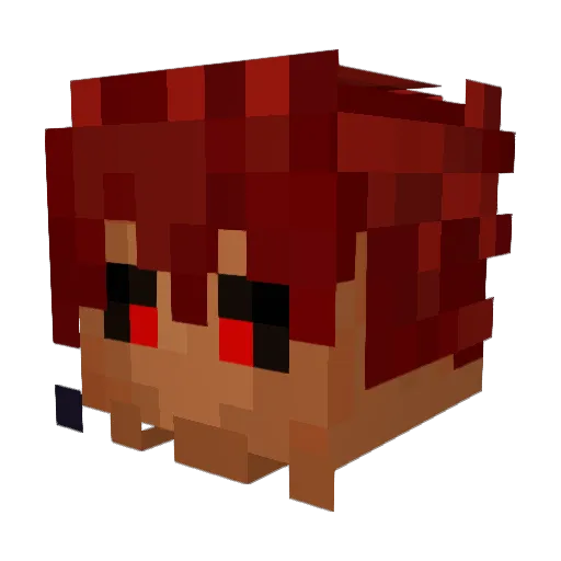 _ASTROBARD_ Minecraft avatar head, 3D render