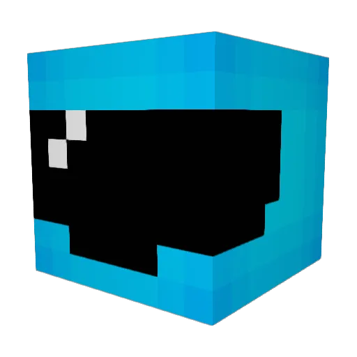 _ASaltyDisciple_ Minecraft avatar head, 3D render