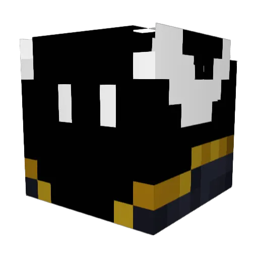 _AbberWubbz Minecraft avatar head, 3D render