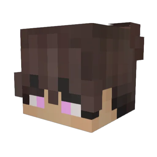 _AbyssalVoid Minecraft avatar head, 3D render
