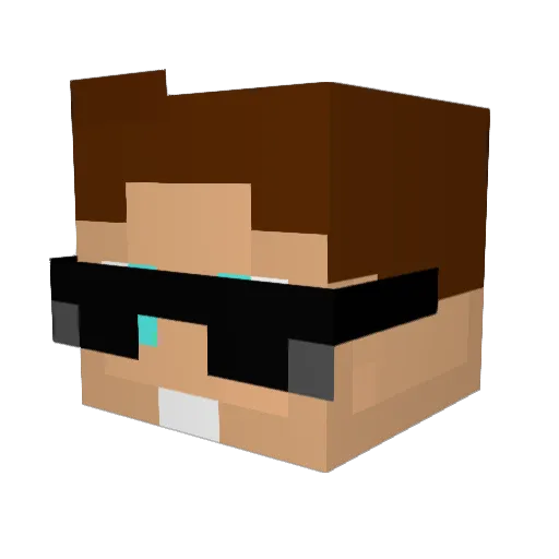 _Adine_ Minecraft avatar head, 3D render