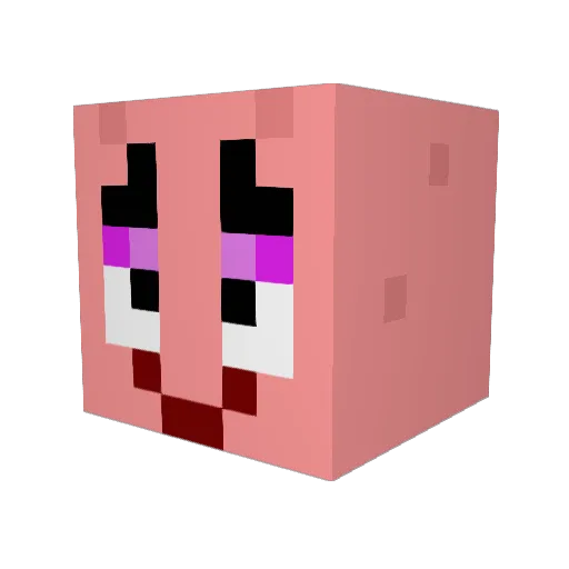 _Adolf15 Minecraft avatar head, 3D render