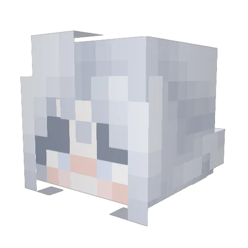 _Aetherix Minecraft avatar head, 3D render