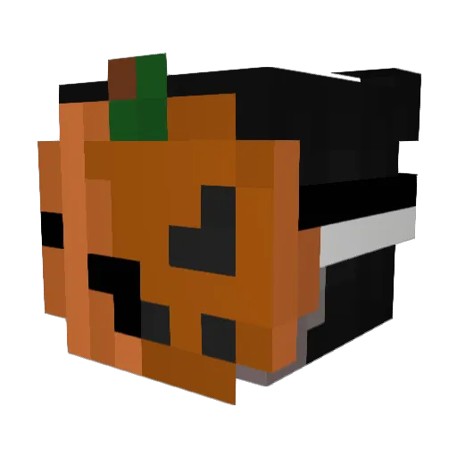 _Agl Minecraft avatar head, 3D render
