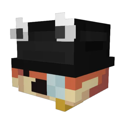 _AhleX_ Minecraft avatar head, 3D render