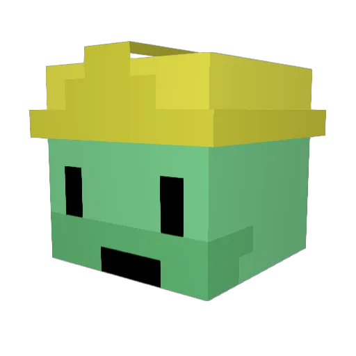 _Aimz_ Minecraft avatar head, 3D render