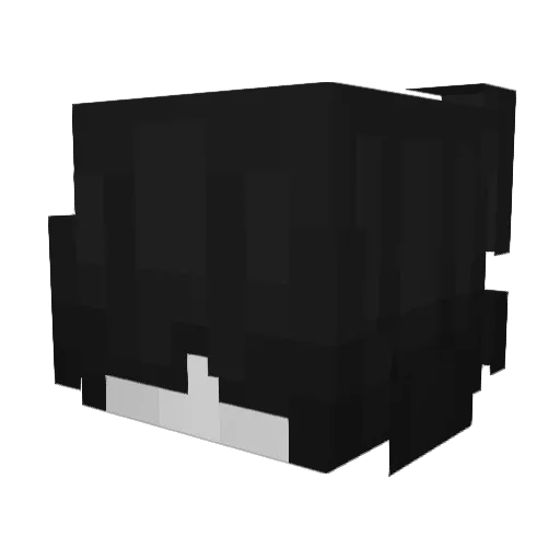 _Airless_ Minecraft avatar head, 3D render