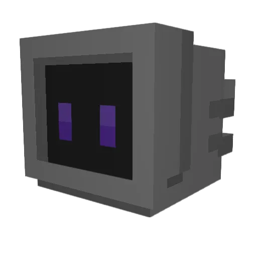 _Airo Minecraft avatar head, 3D render