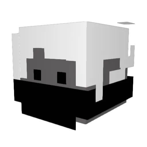 _Aitep_ Minecraft avatar head, 3D render