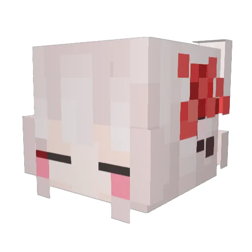 _Aito_ Minecraft avatar head, 3D render