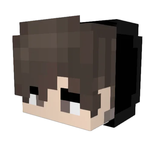 _Aizix_ Minecraft avatar head, 3D render