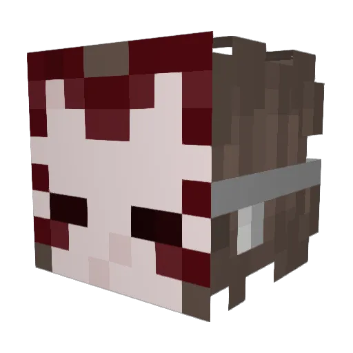 _Akira000 Minecraft avatar head, 3D render