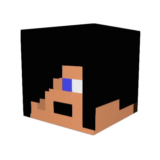 _Alex28 Minecraft avatar head, 3D render