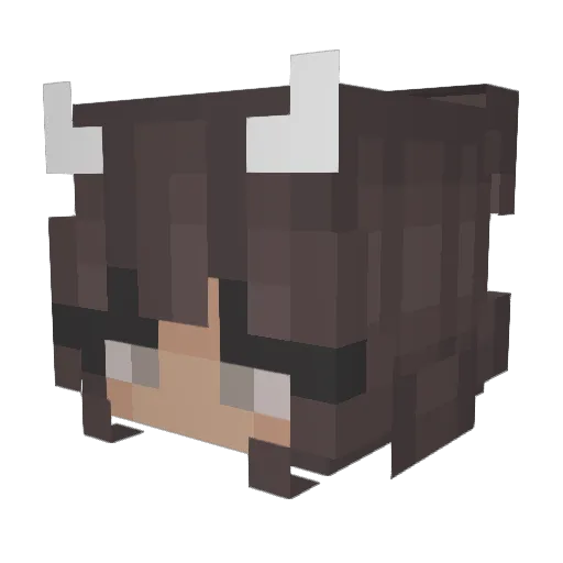 _Alex523 Minecraft avatar head, 3D render