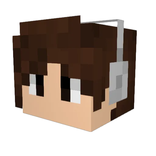 _AlexOG_ Minecraft avatar head, 3D render