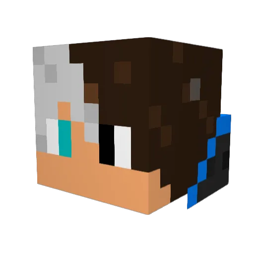 _Alex_0825 Minecraft avatar head, 3D render