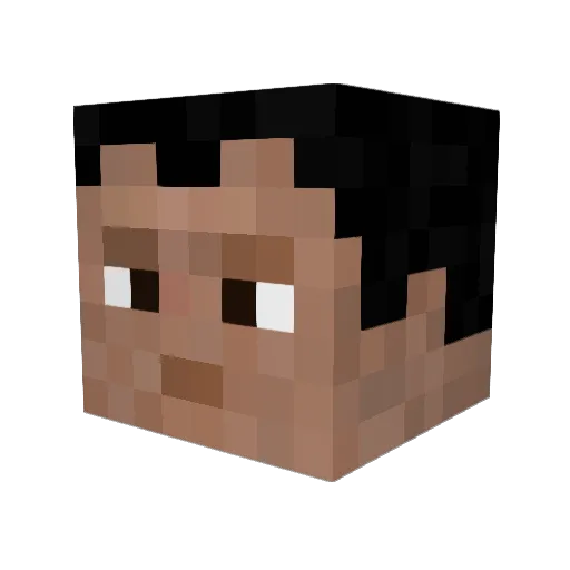 _Alex_G_ Minecraft avatar head, 3D render