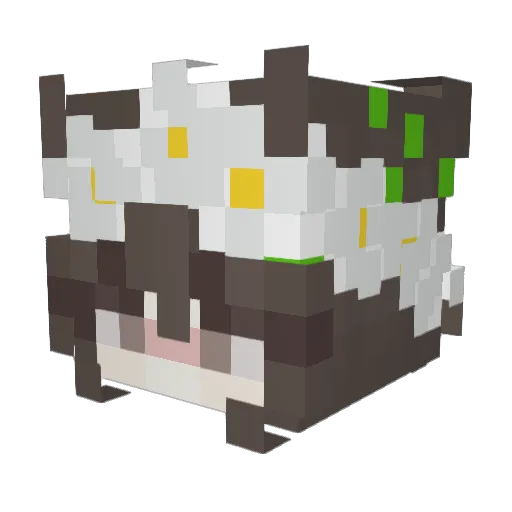 _Alexandra__ Minecraft avatar head, 3D render