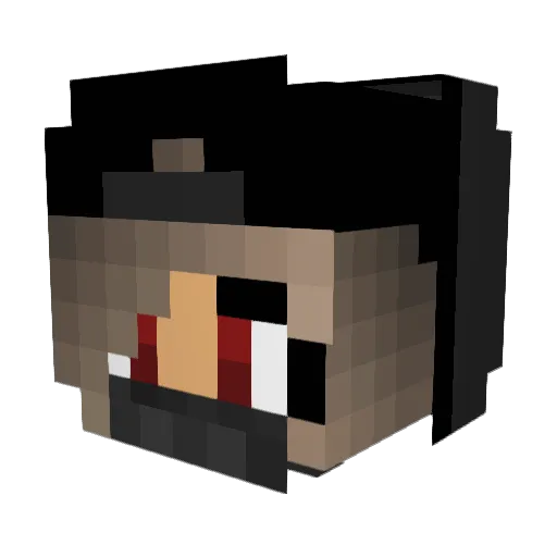 _Alibenny_ Minecraft avatar head, 3D render