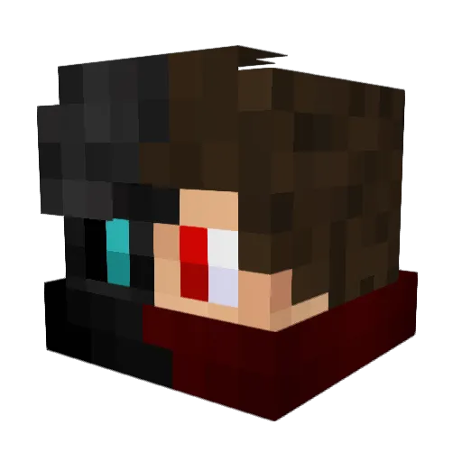 _Alican_ Minecraft avatar head, 3D render