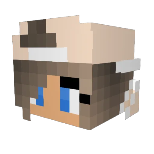 _Alina013 Minecraft avatar head, 3D render