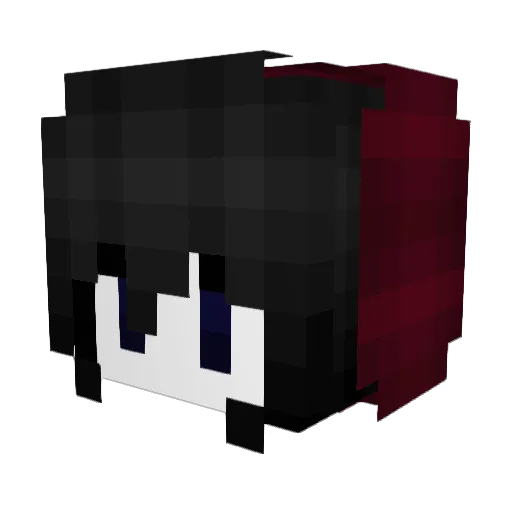 _AlinaNyasha_ Minecraft avatar head, 3D render