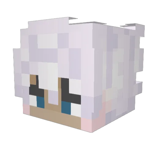 _Alpinee_ Minecraft avatar head, 3D render