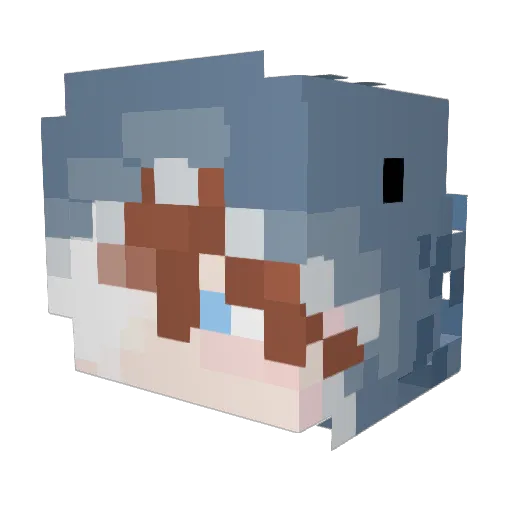 _Alty_ Minecraft avatar head, 3D render