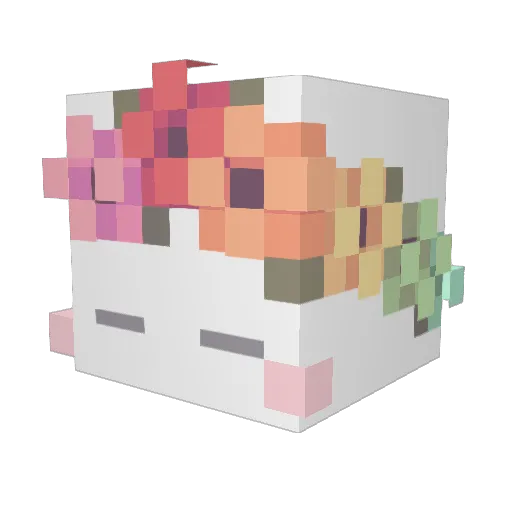 _Alynna_ Minecraft avatar head, 3D render