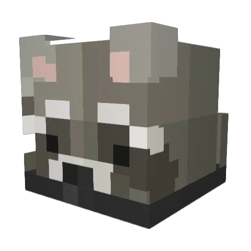 _Amaki_ Minecraft avatar head, 3D render
