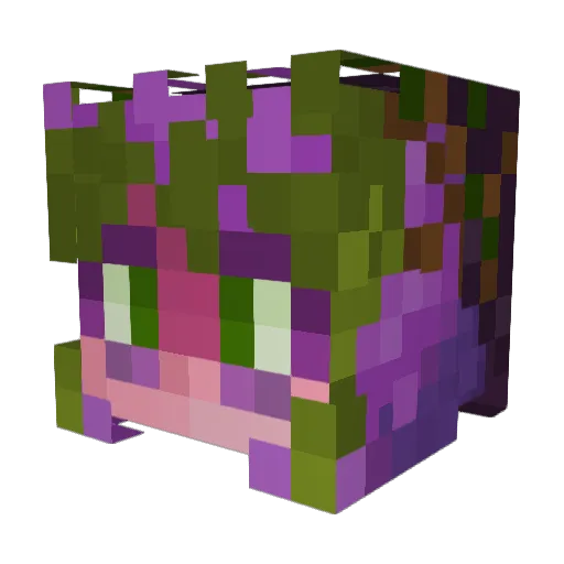 _Amethia_ Minecraft avatar head, 3D render