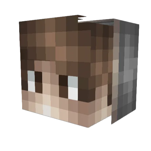 _Amko_ Minecraft avatar head, 3D render