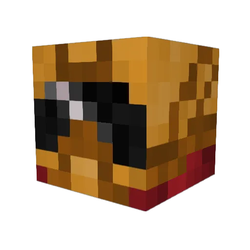 _Andante_ Minecraft avatar head, 3D render