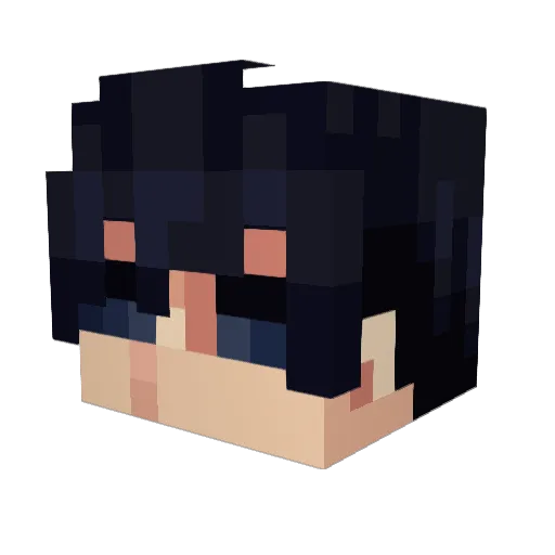 _Andr3y Minecraft avatar head, 3D render