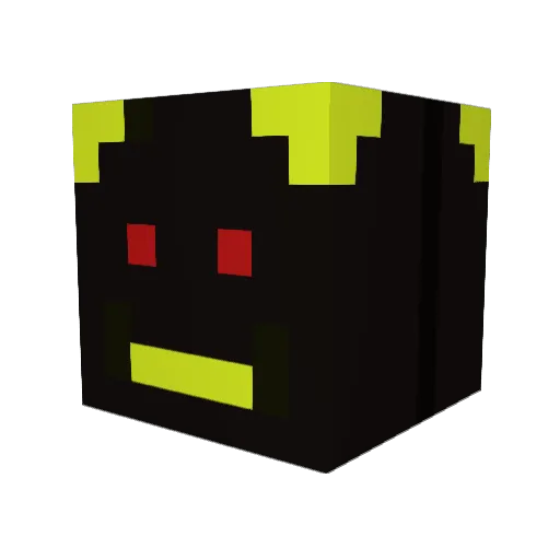 _AndreX Minecraft avatar head, 3D render