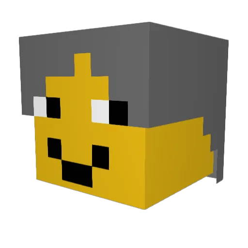 _Andy_y Minecraft avatar head, 3D render