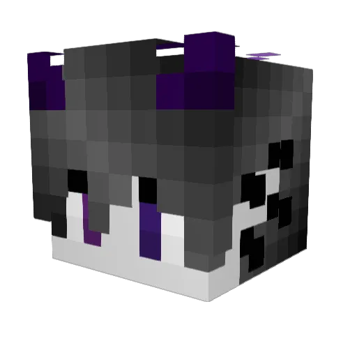 _AngelsHaven_ Minecraft avatar head, 3D render